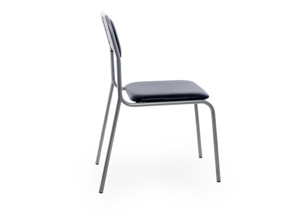 Стул Аскона кожзам черный