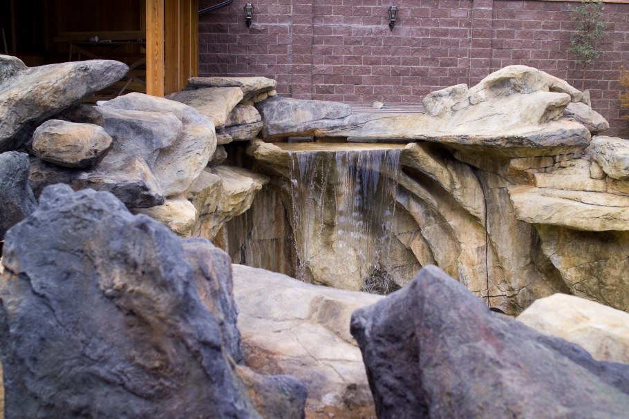 Артбетон грот водопад