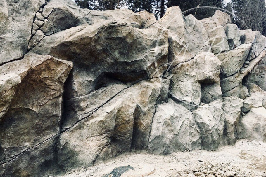 Артбетон валуны скала