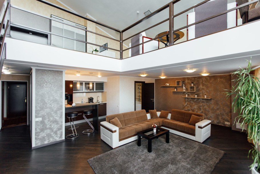 Двухуровневые гостиничные номера