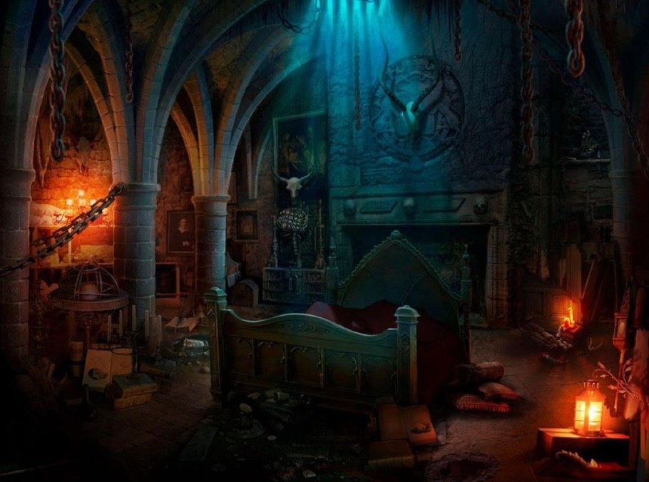 Комната в замке фэнтези