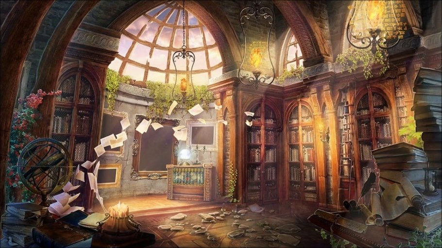 Магическая школа внутри аниме