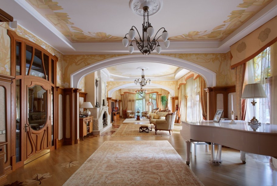 Арт-нуво стиль в интерьере