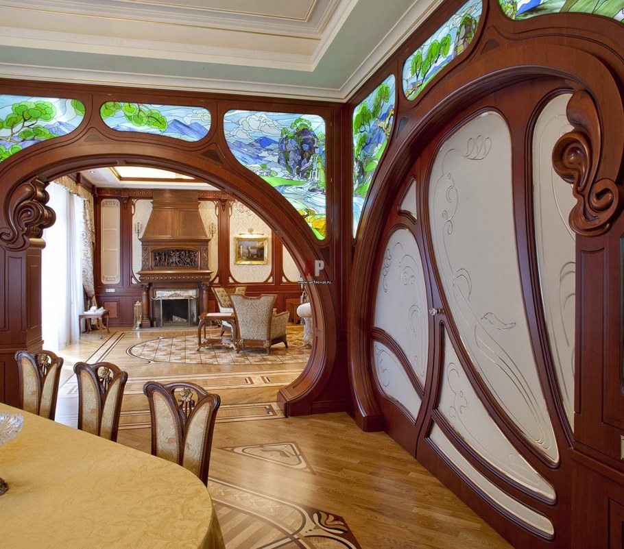 Стиль в интерьере Модерн ар-нуво