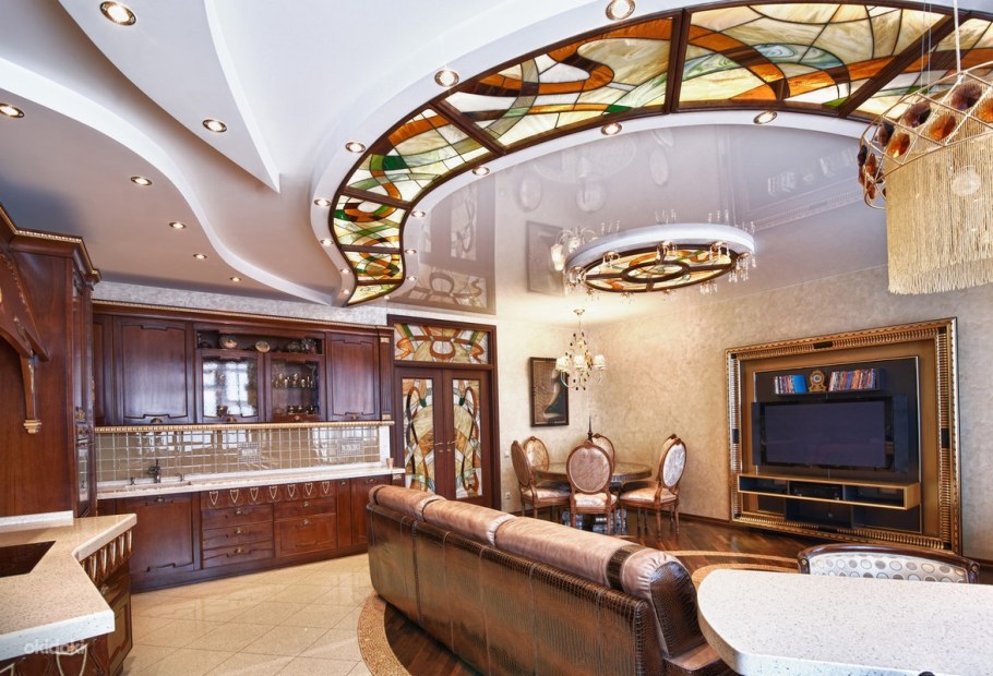 Потолок в стиле Модерн