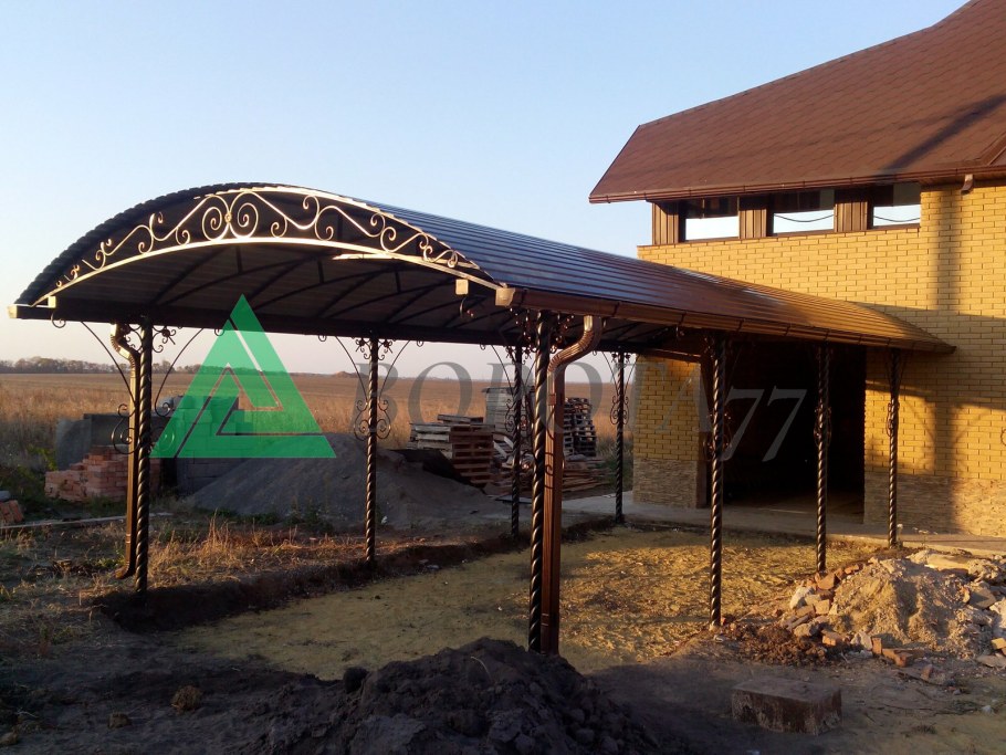 Арочный навес ГРАНДЛАЙН