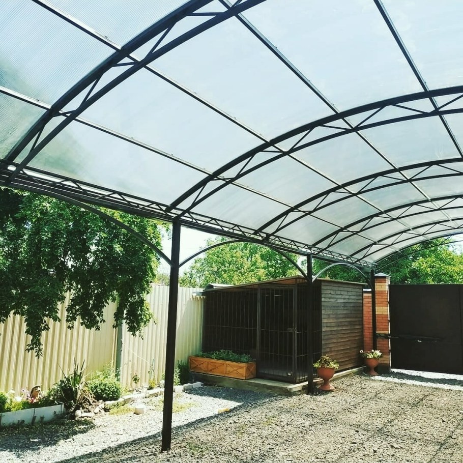 Автонавесы из поликарбоната 6х10м