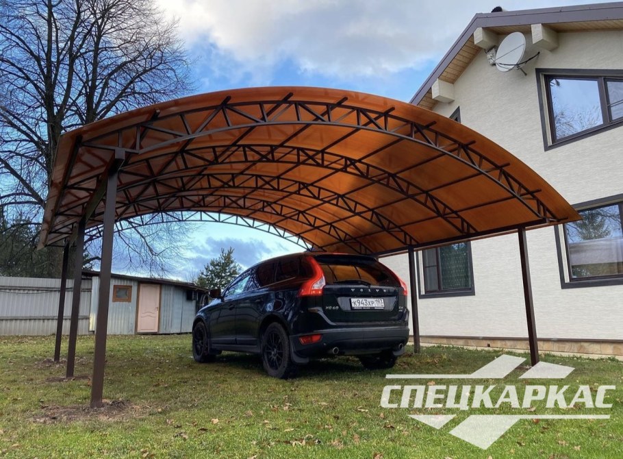 Красим навес