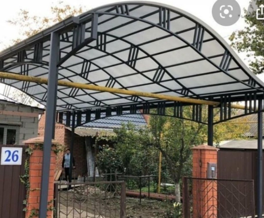 Навес металлический