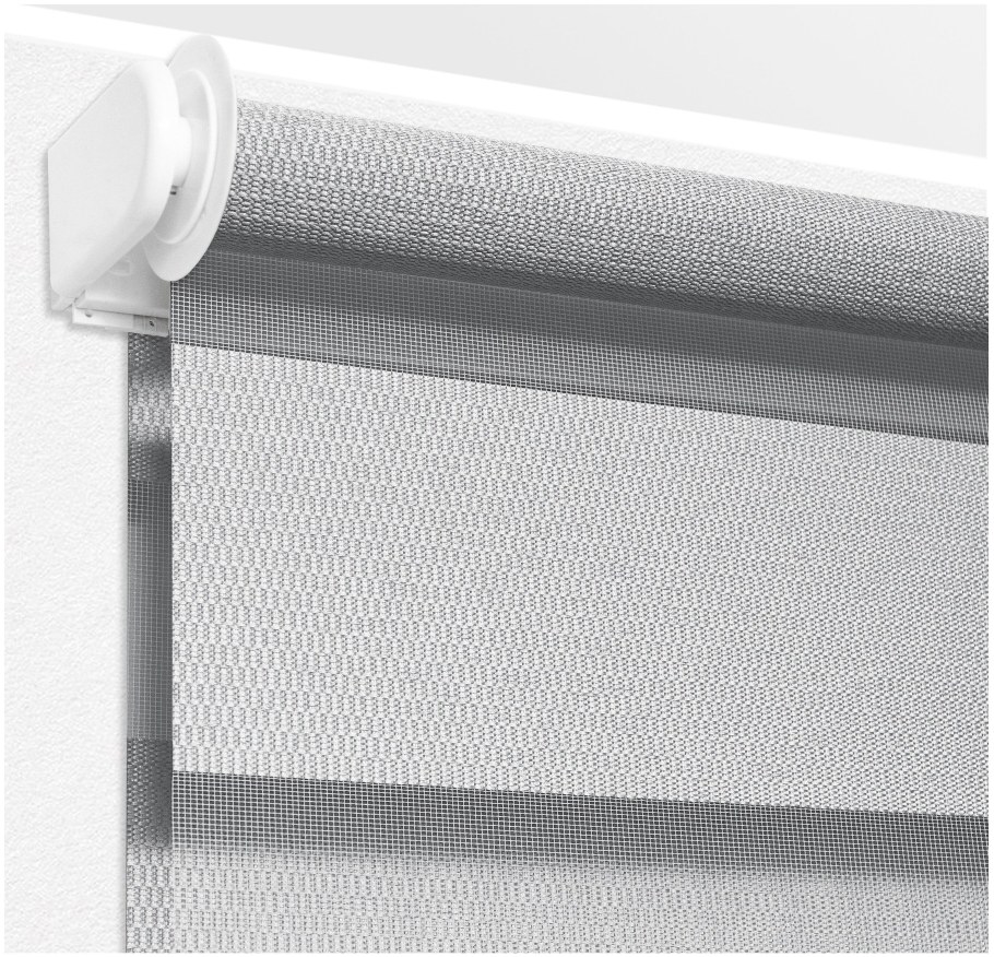 Рулонная штора «сальса» серый