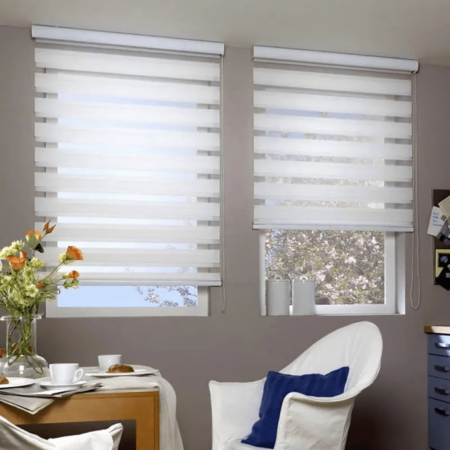 Рольшторы Зебра день ночь