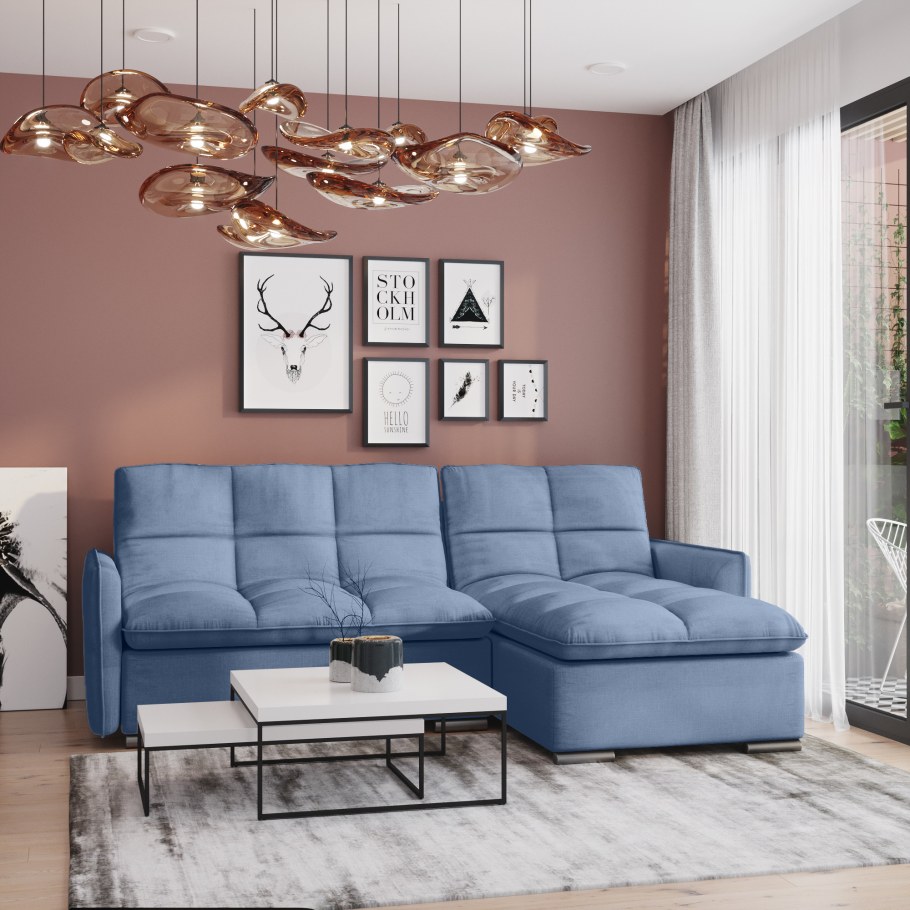 Диван Сидней лазурит