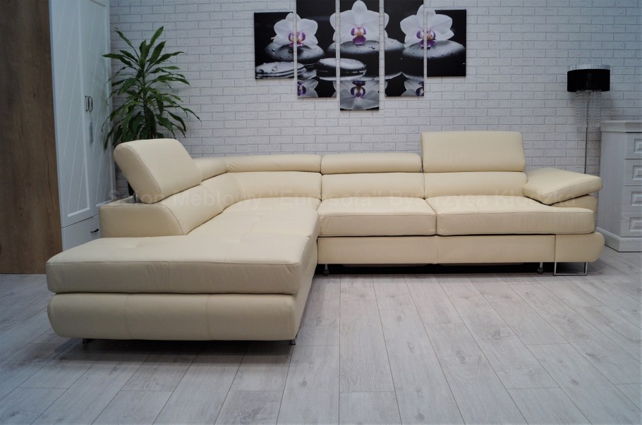 Кожаный угловой диван Кальяри, {3221246}