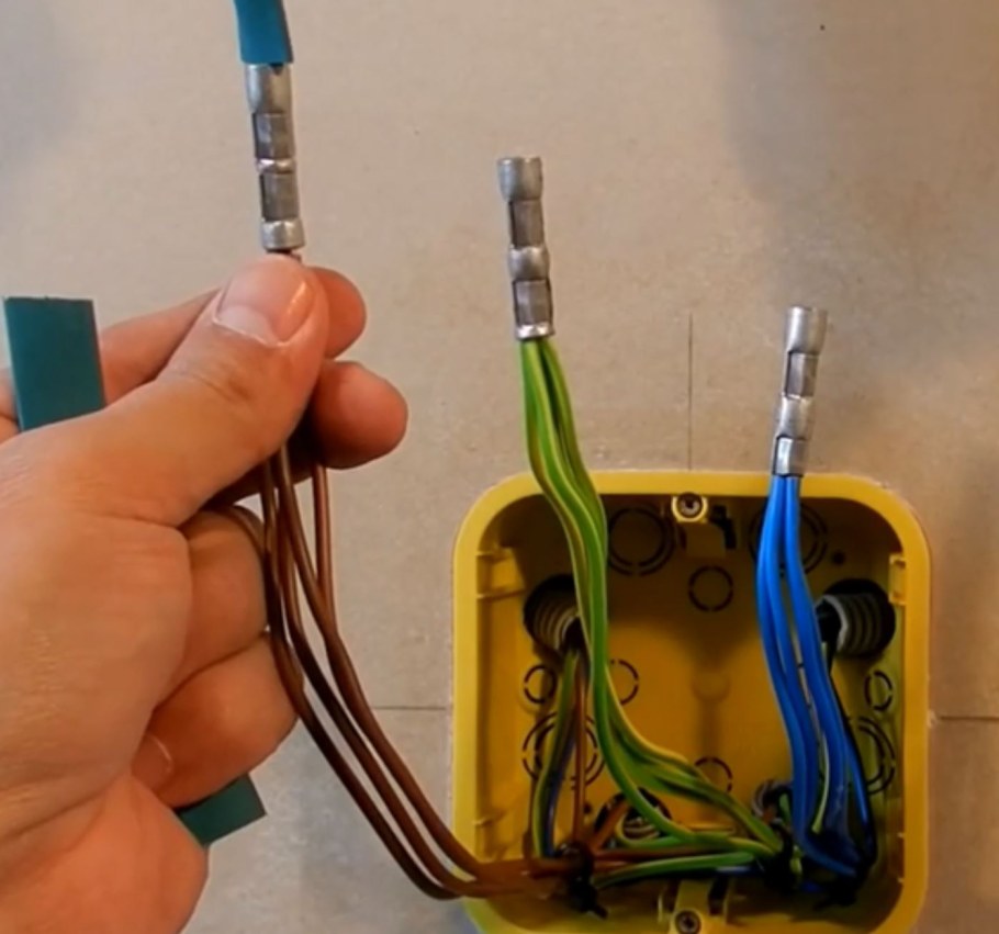 Скрутка проводов 380 вольт