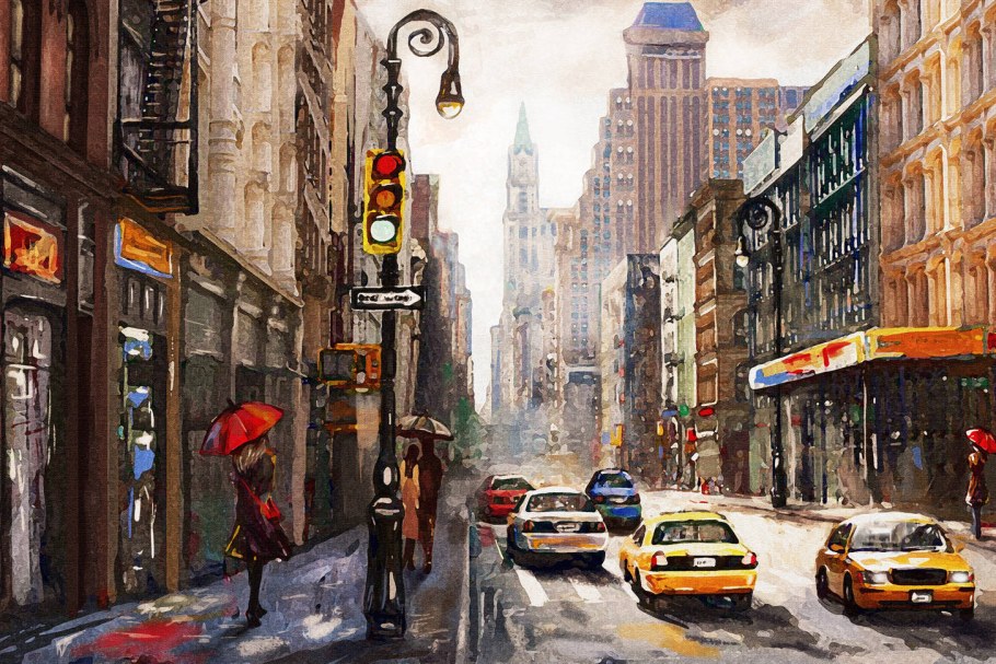 Картина Нью-Йорк