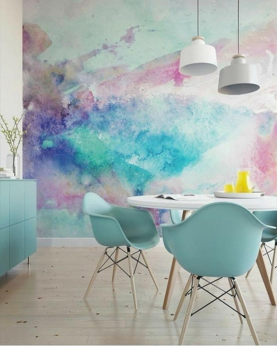 Акварельная роспись стен