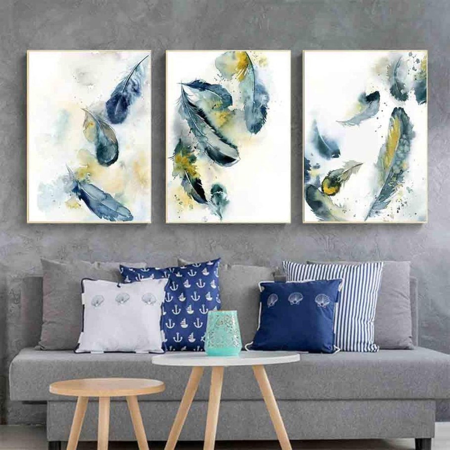 Акварельные постеры для интерьера