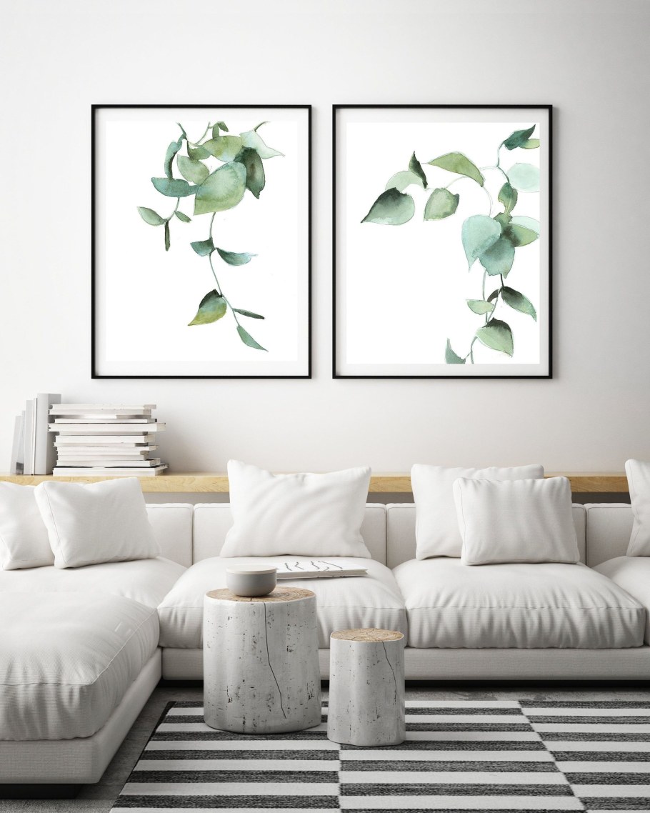 Постеры акварель для интерьера