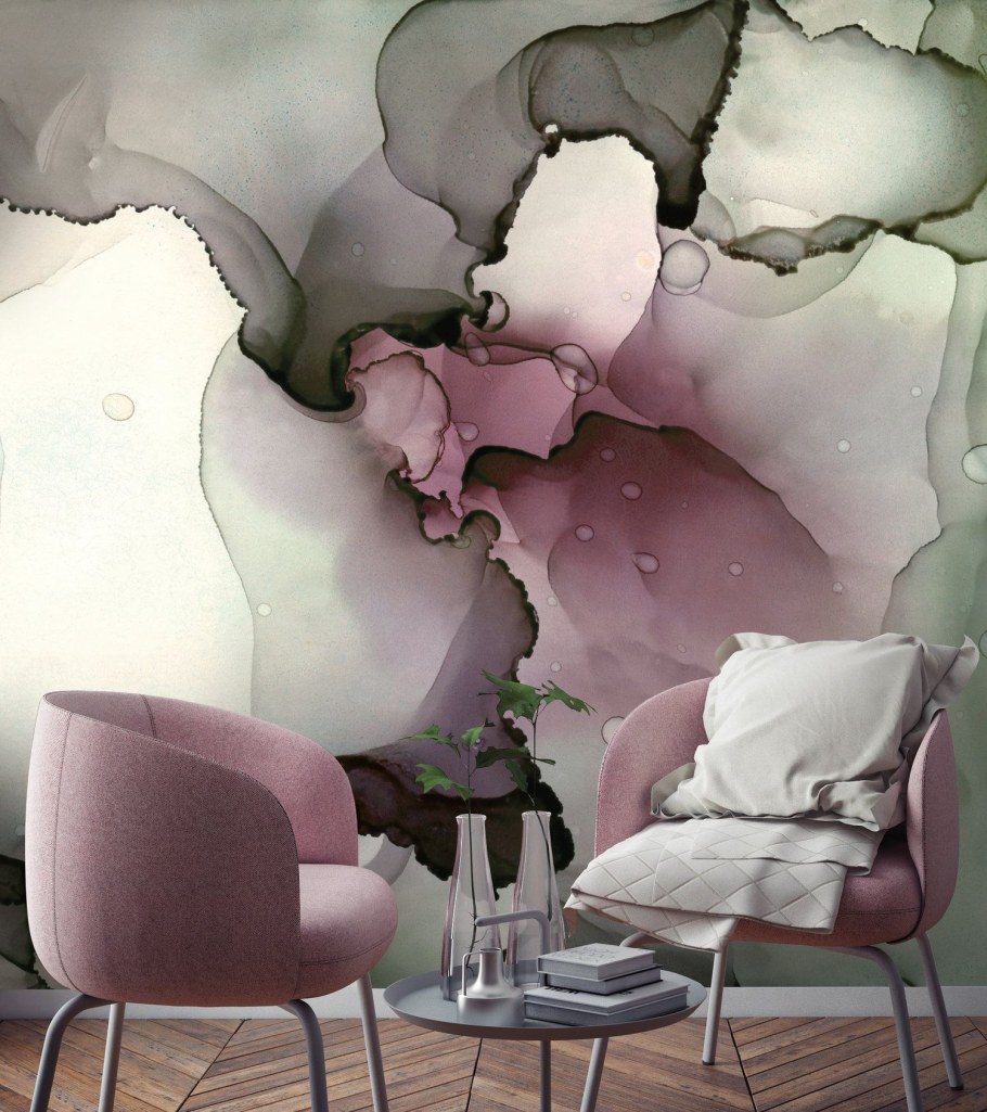 Акварельное панно на стену