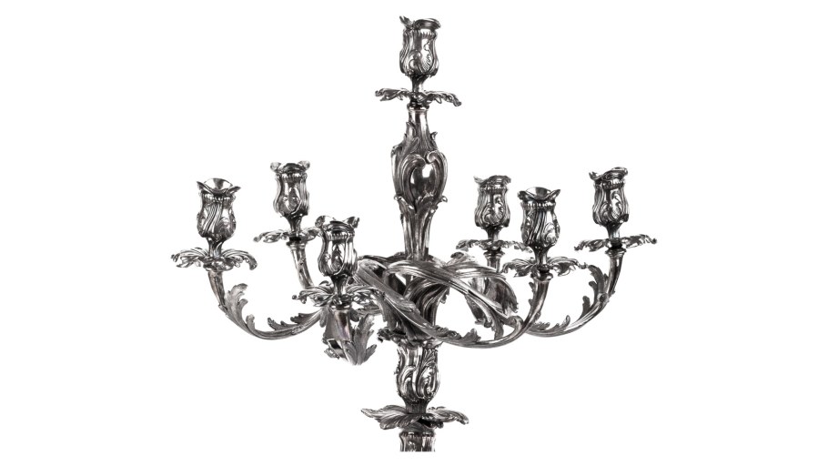 Семирожковый подсвечник