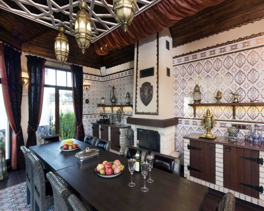 Летняя кухня в марокканском стиле