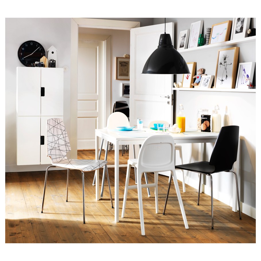 Стол БЬЮРСТА икеа белый