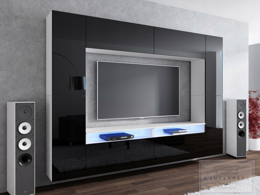 Стенка Bello глянец Black 1.18