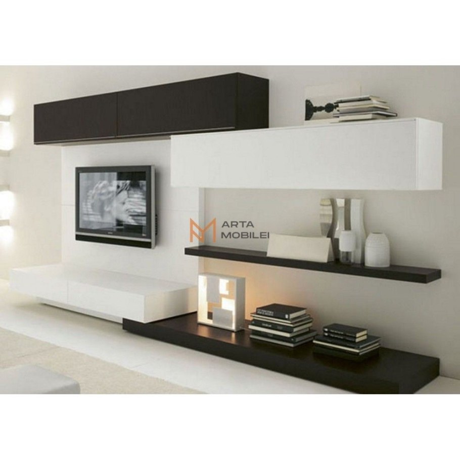 Полки для гостиной в современном стиле