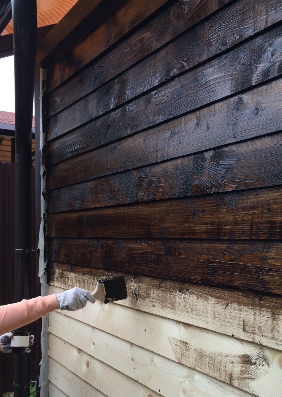 Отделка доской американка