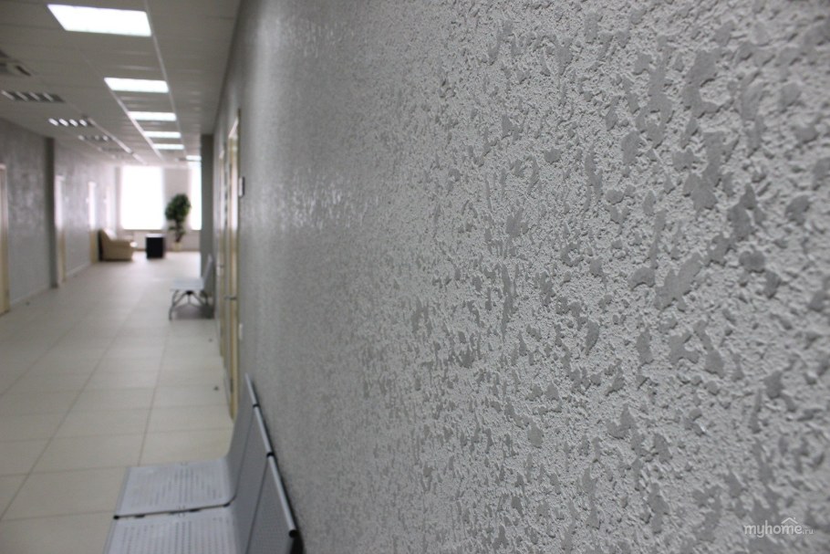 Декоративная штукатурка картушным пистолетом