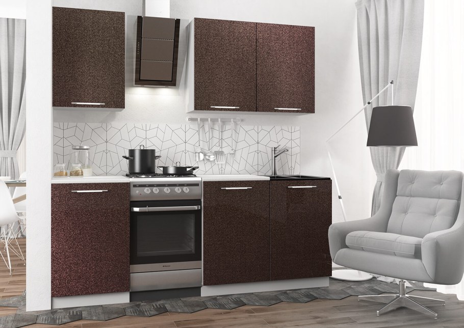 Кухня олива 1.5м