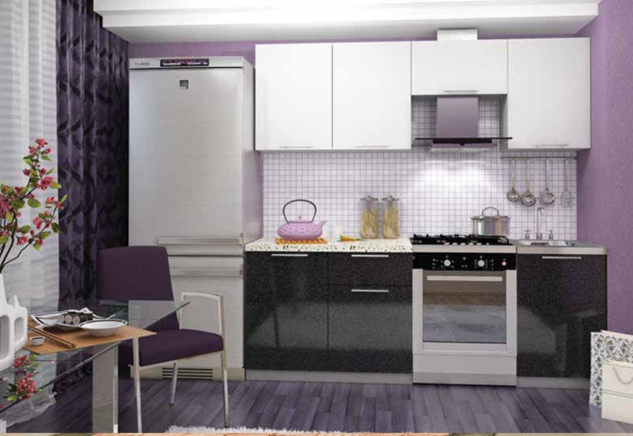 Кухня олива МДФ 2.1 М