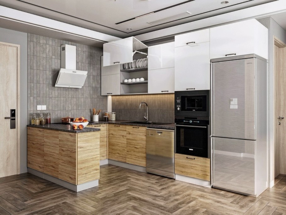 Кухня лофт ДСВ мебель