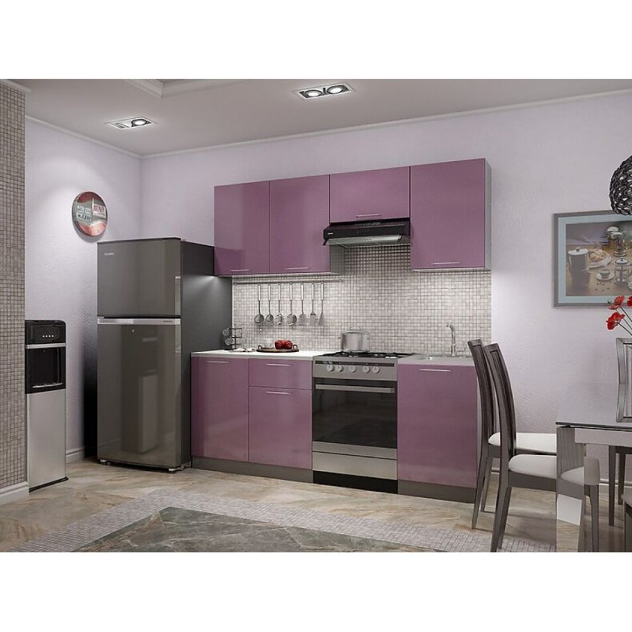 Кухня олива МДФ 2.1 М