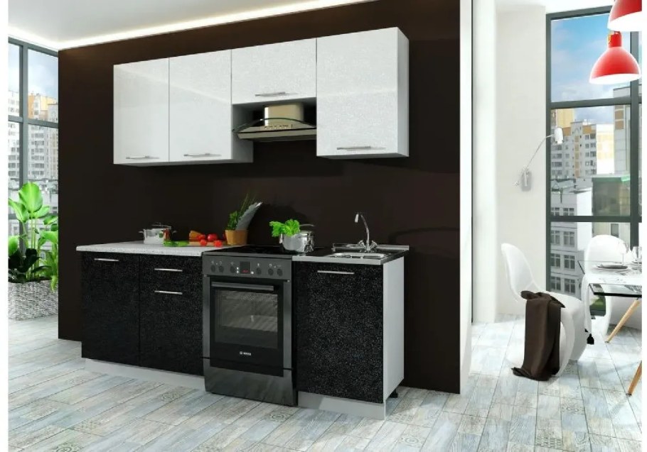 Кухня олива МДФ 2.1 М