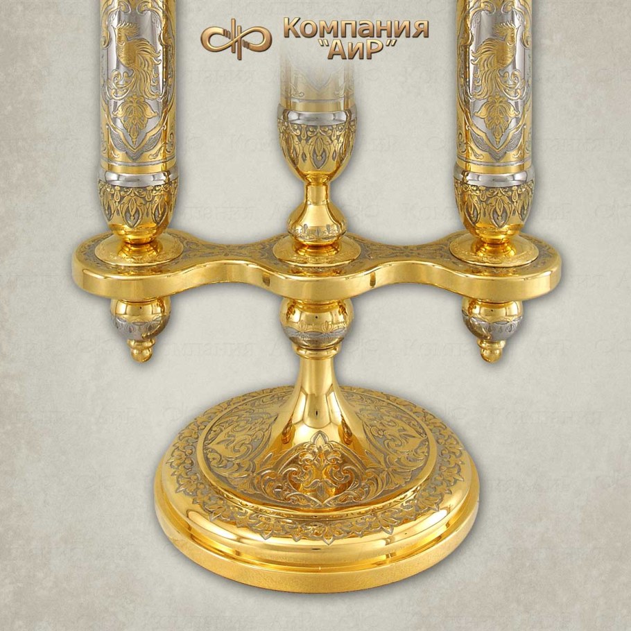 Канделябр трехрожковый "Лира"