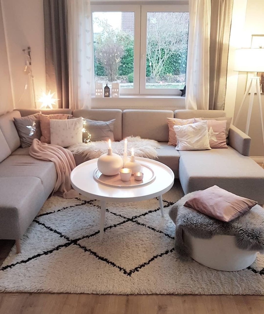 Просторная уютная гостиная