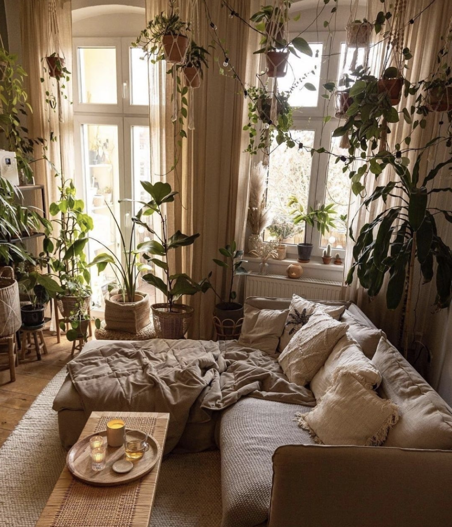 Aesthetic cozy Living Room Vintage