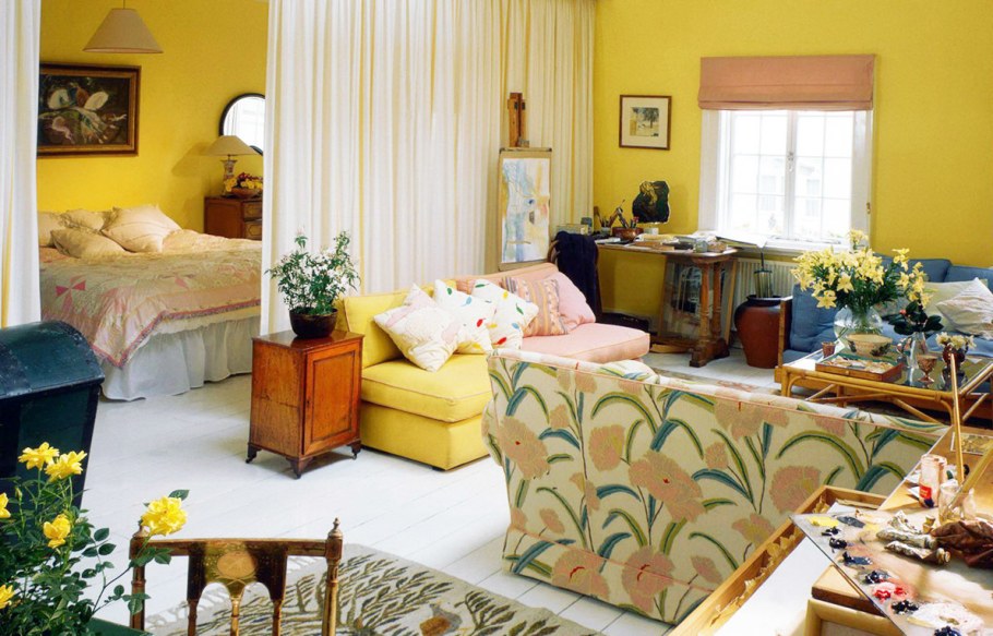 Уютная спальня гостиная