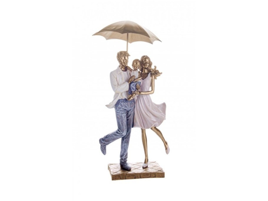 Статуэтка семья под зонтом