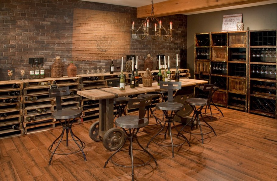 Мебель для кафе из поддонов в стиле лофт