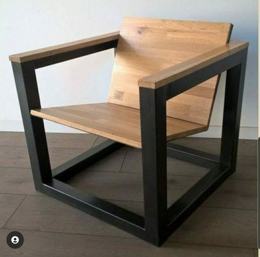 Дизайнерская мебель из металла и дерева