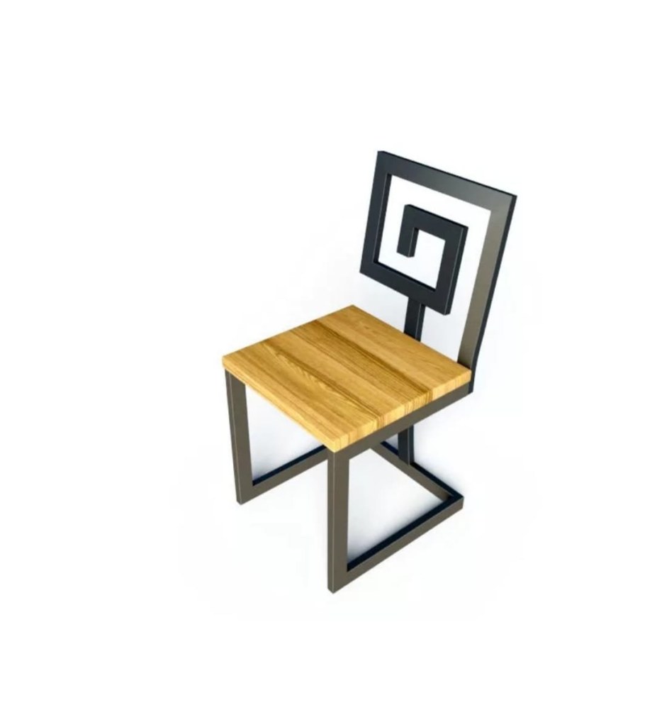 Стул лофт из проф трубу 20х40