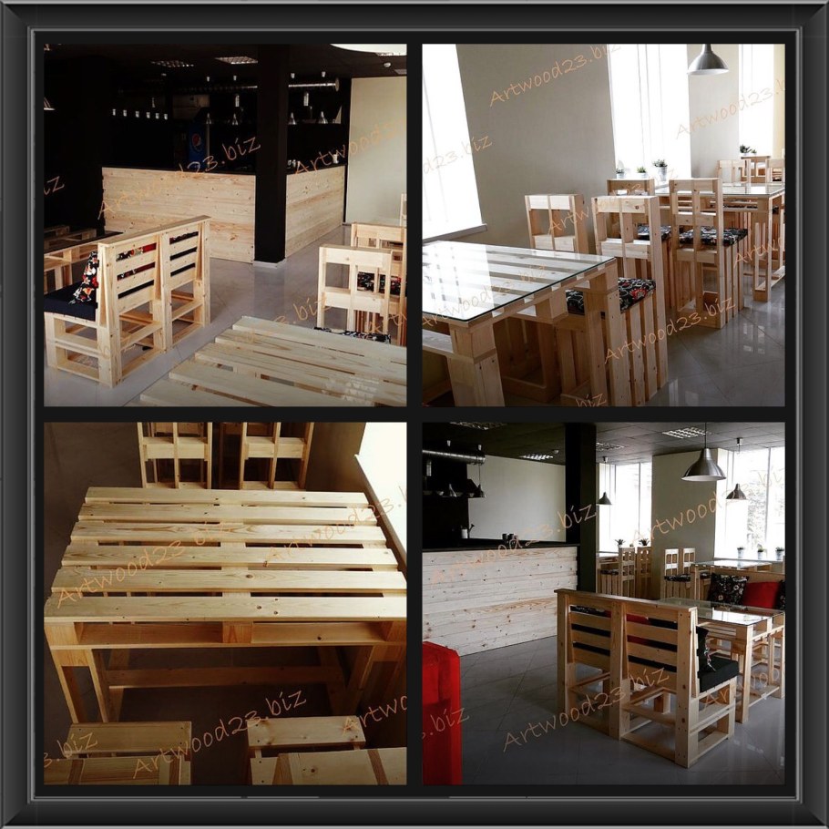 Мебель из поддонов в стиле лофт