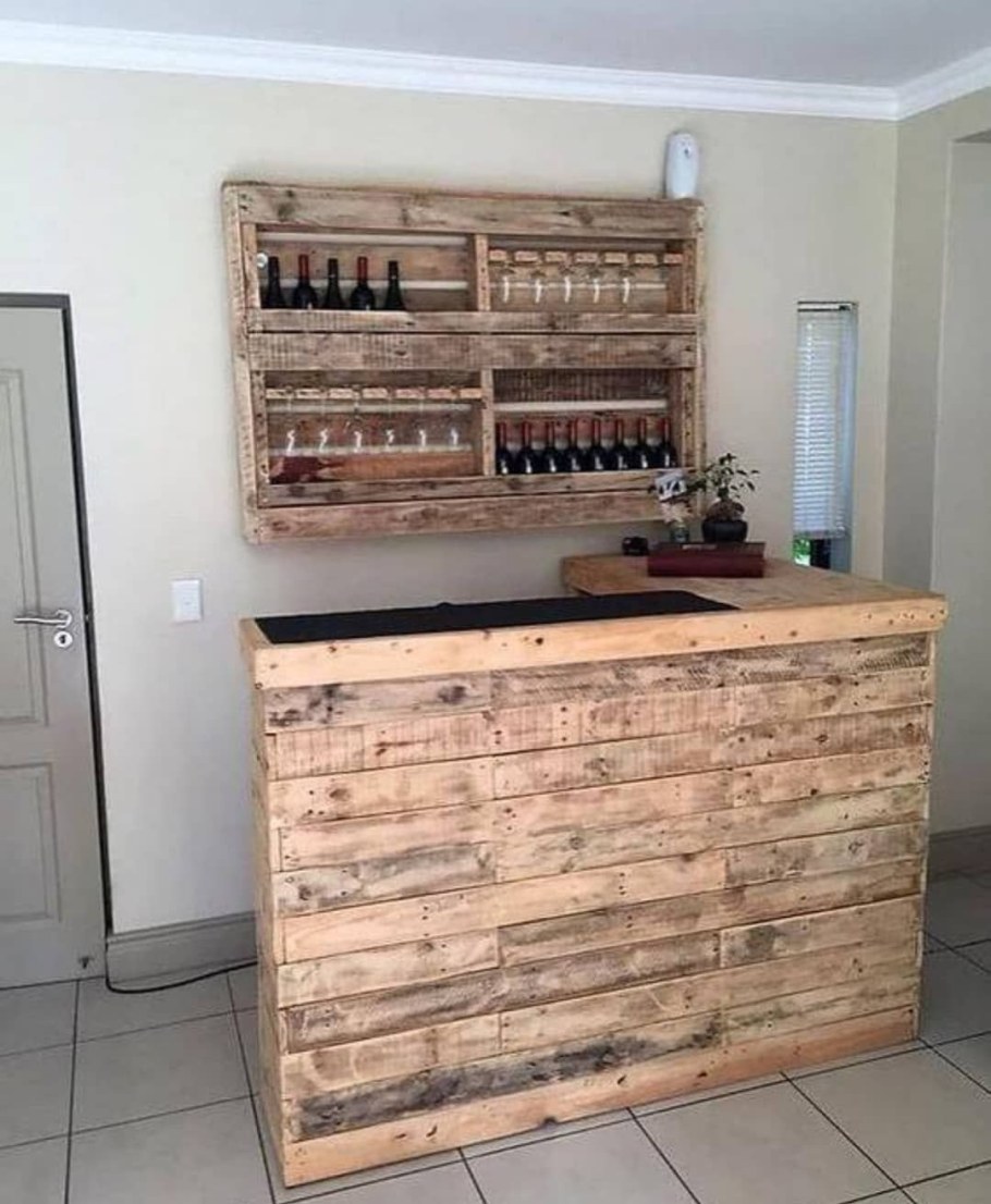 Барная мебель из поддонов