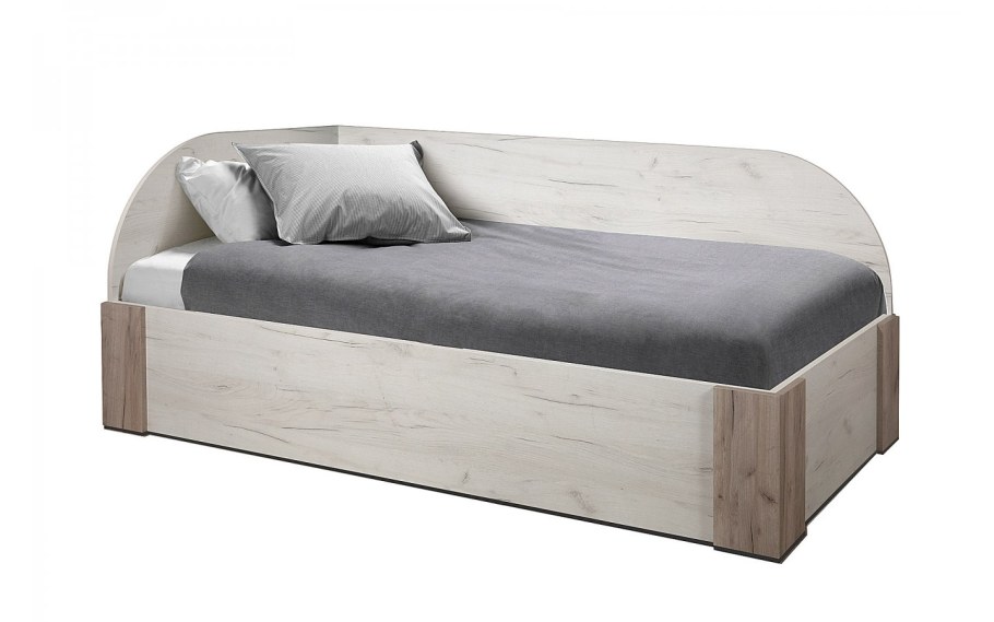 Кровать со спинкой сбоку