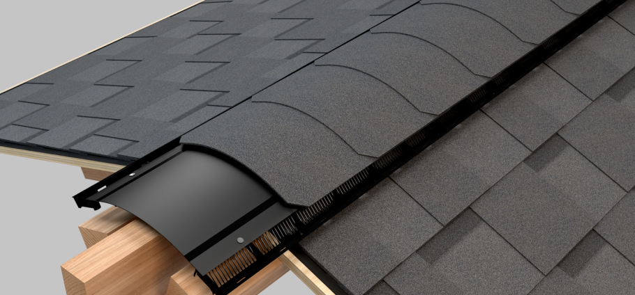 Коньковый аэратор Тегола