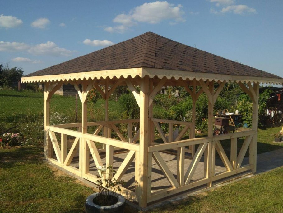 Деревянные беседки