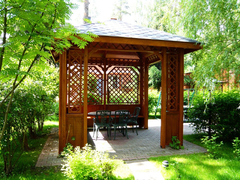 Деревянные беседки