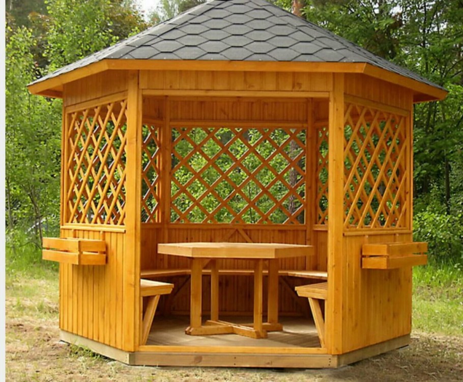 Беседка брусовая Gazebos